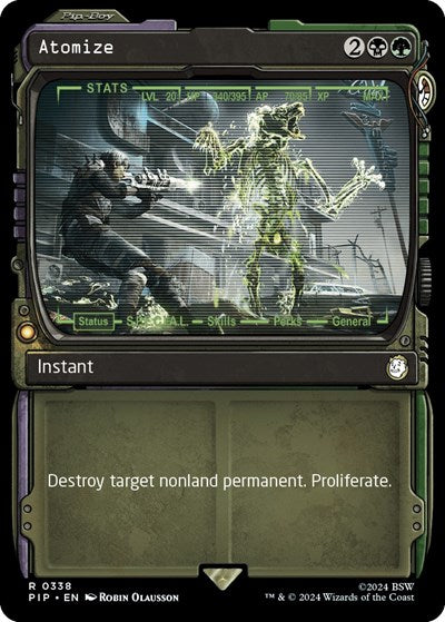 Atomize (Showcase) (Universes Beyond: Fallout) Near Mint Foil