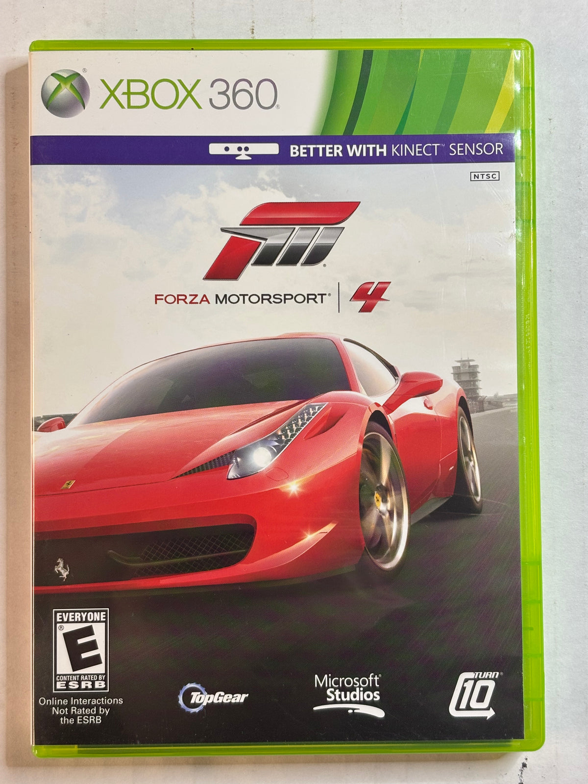 Forza Motorsport 4 (Xbox 360) (Complete In Box) (Tested/Working)