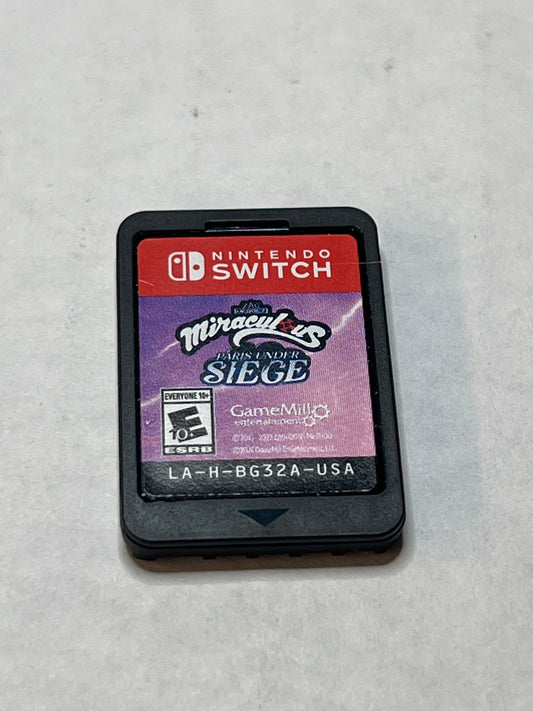 ZAG Heroes: Miraculous Paris Under Siege (nintendo Switch)(cart only)