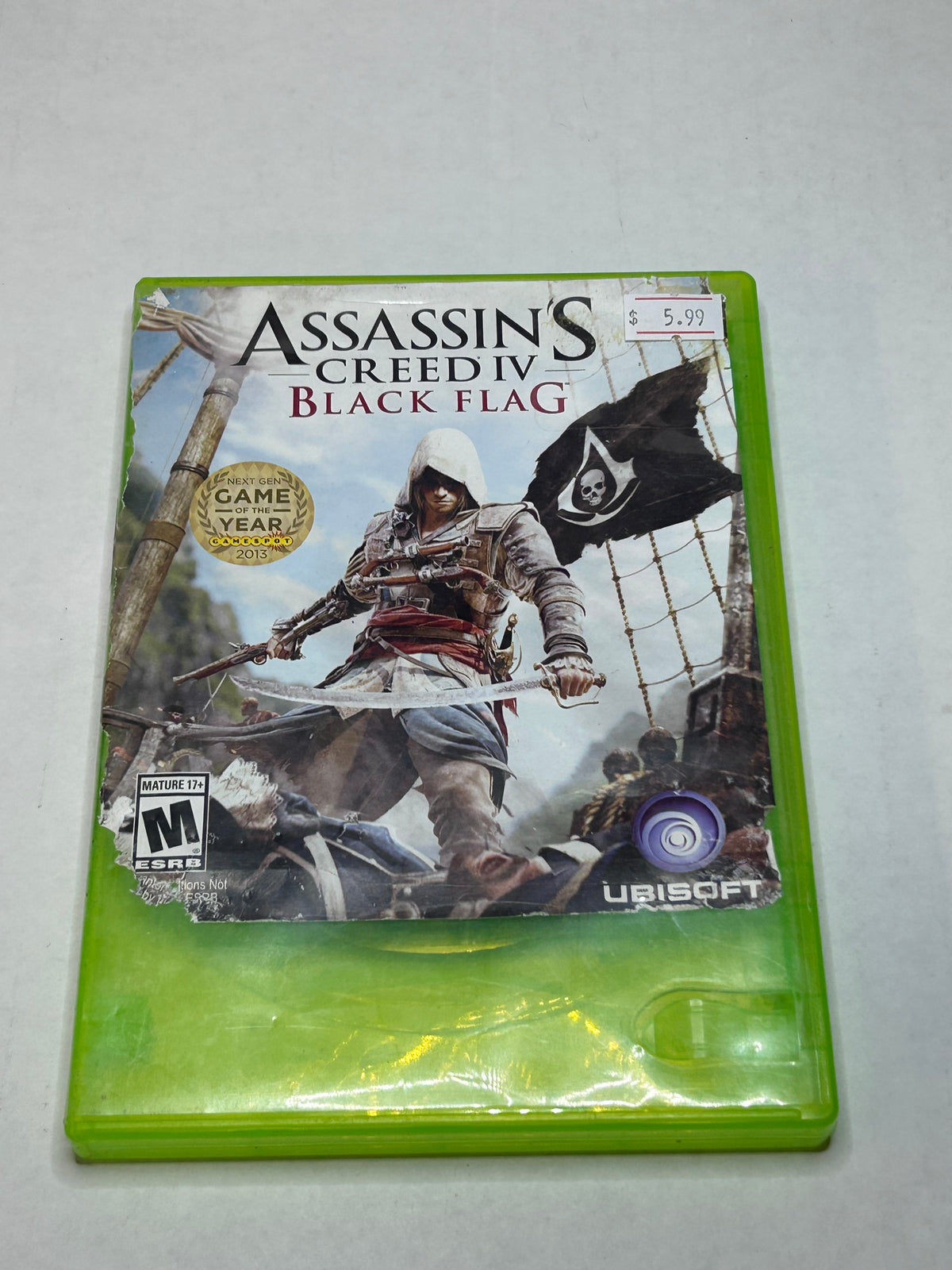 Assassin's Creed IV: Black Flag (Xbox 360)(Damaged case) (disc only)