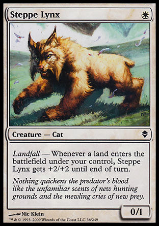 Steppe Lynx (Zendikar) Near Mint