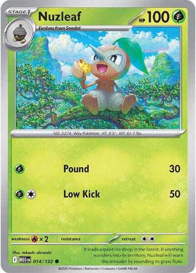 Nuzleaf (ME01: Mega Evolution) Light Play