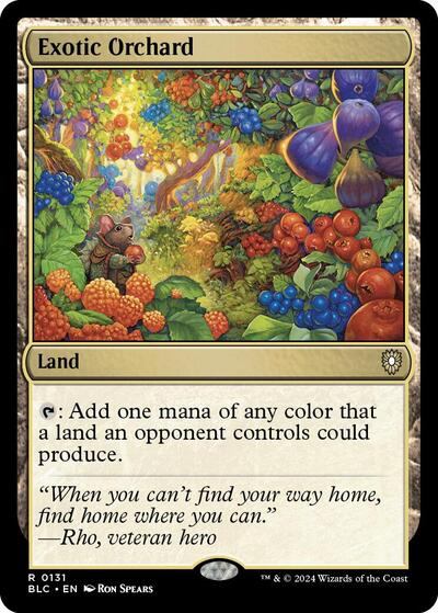 Exotic Orchard (Commander: Bloomburrow) Light Play
