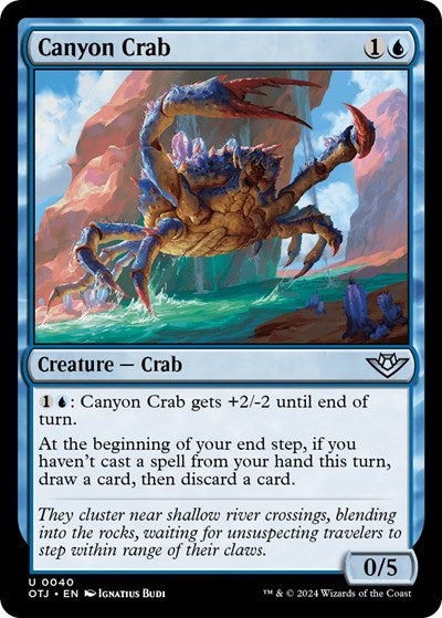 Canyon Crab (Outlaws of Thunder Junction) Light Play Foil