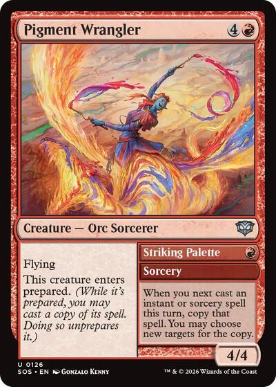 Pigment Wrangler (Secrets of Strixhaven) Light Play