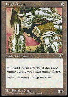 Lead Golem (Mirage) Light Play