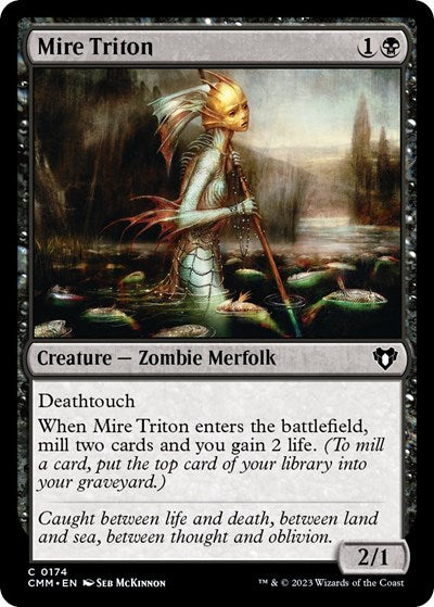 Mire Triton (Commander Masters) Light Play Foil