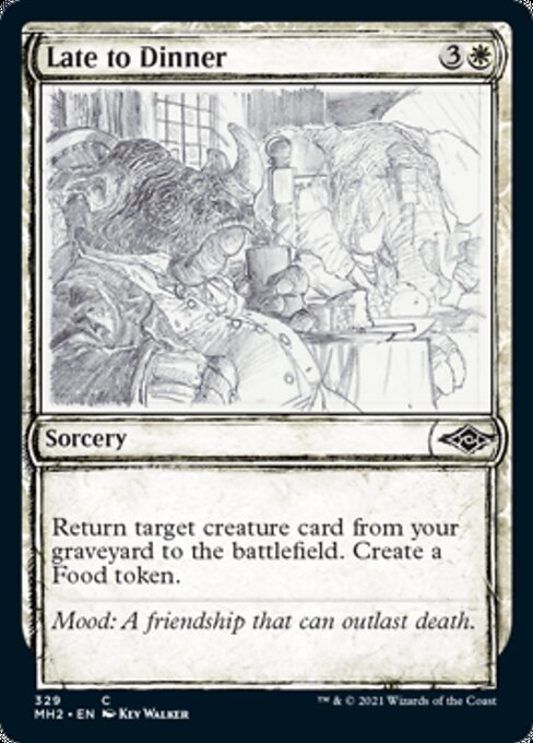 Late to Dinner (Showcase) (Modern Horizons 2) Light Play