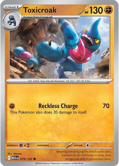 Toxicroak (ME01: Mega Evolution) Light Play