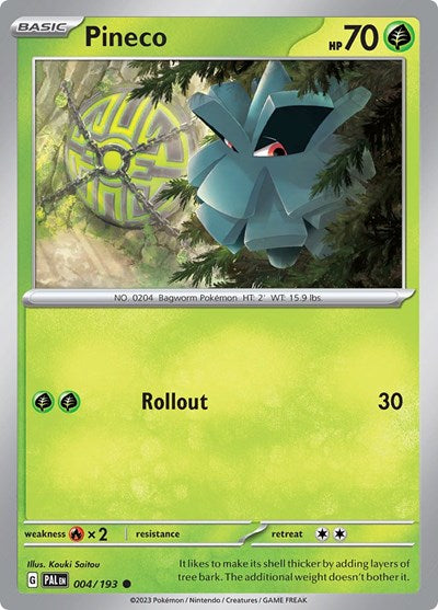 Pineco (SV02: Paldea Evolved) Light Play
