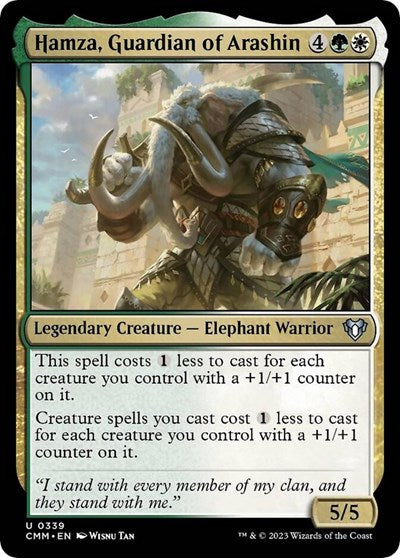 Hamza, Guardian of Arashin (Commander Masters) Light Play