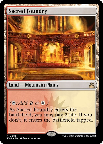 Sacred Foundry (Ravnica Remastered) Near Mint