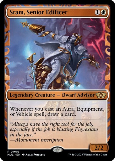 Sram, Senior Edificer (March of the Machine: Multiverse Legends) Light Play