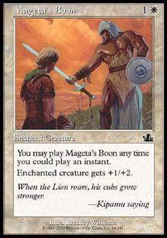 Mageta's Boon (Prophecy) Light Play