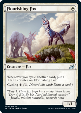 Flourishing Fox (Ikoria: Lair of Behemoths) Light Play Foil