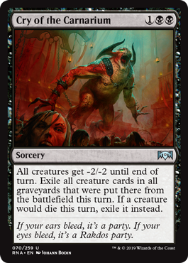 Cry of the Carnarium (Ravnica Allegiance) Light Play