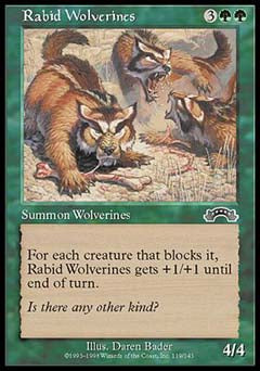 Rabid Wolverines (Exodus) Light Play