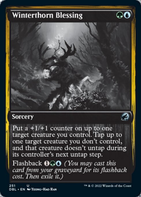 Winterthorn Blessing (Innistrad: Double Feature) Light Play
