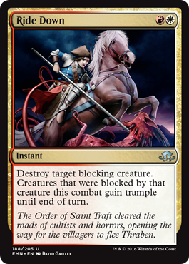 Ride Down (Eldritch Moon) Light Play Foil