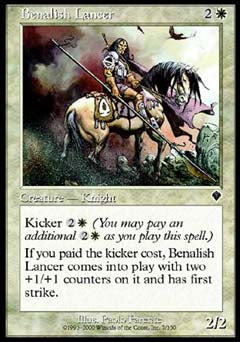 Benalish Lancer (Invasion) Light Play