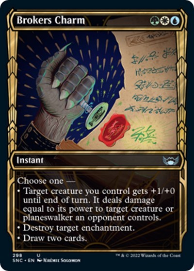 Brokers Charm (Showcase) (Streets of New Capenna) Light Play Foil