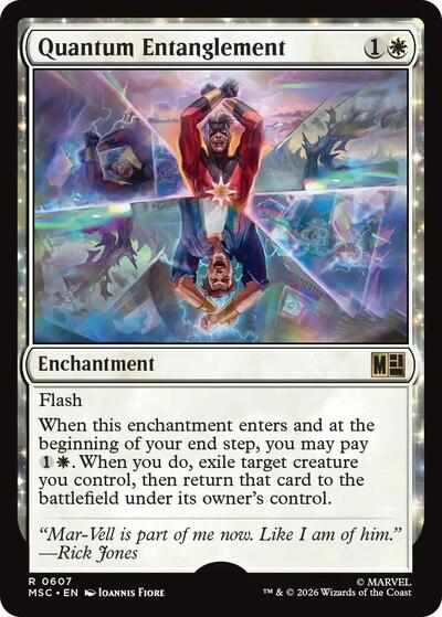 Quantum Entanglement (Commander: Marvel Super Heroes) Light Play Foil