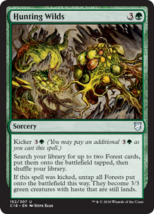 Hunting Wilds (Commander 2018) Light Play