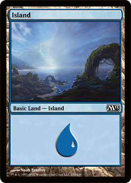 Island (235) (Magic 2013 Core Set) Light Play