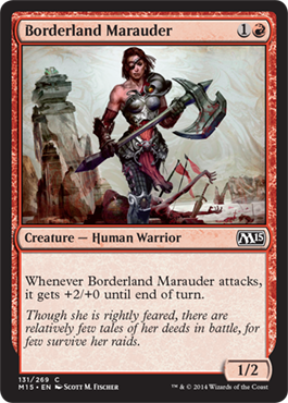 Borderland Marauder (Magic 2015 Core Set) Light Play