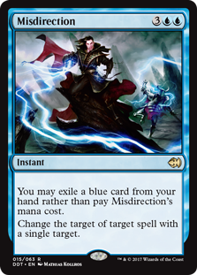 Misdirection (Duel Decks: Merfolk vs Goblins) Near Mint