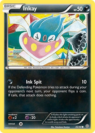 Inkay (XY - Ancient Origins) Light Play