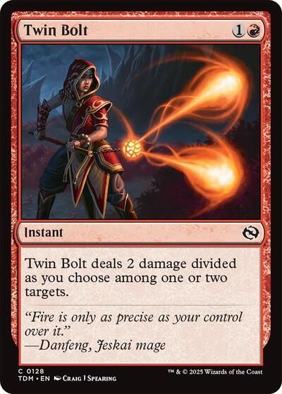 Twin Bolt (Tarkir: Dragonstorm) Light Play