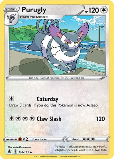 Purugly (SWSH05: Battle Styles) Light Play