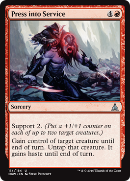Press into Service (Oath of the Gatewatch) Light Play