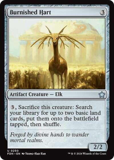 Burnished Hart (Foundations) Light Play Foil