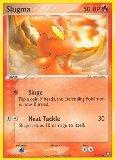 Slugma (Team Rocket Returns) Medium Play