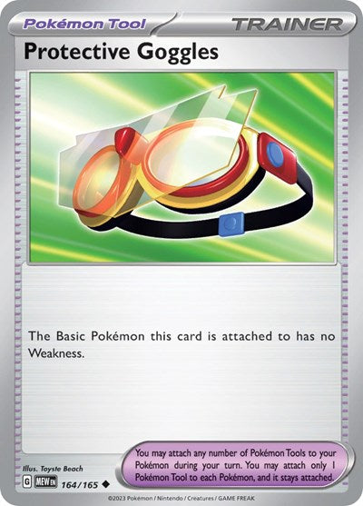 Protective Goggles (Scarlet and Violet: 151) Light Play Reverse Holofoil
