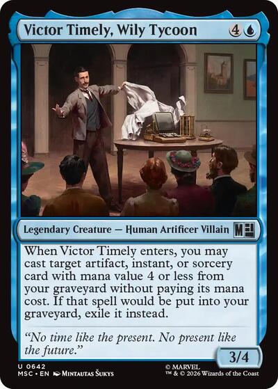 Victor Timely, Wily Tycoon (Commander: Marvel Super Heroes) Light Play
