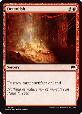 Demolish (Magic Origins) Light Play
