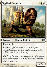 Sigiled Paladin (Shards of Alara) Light Play