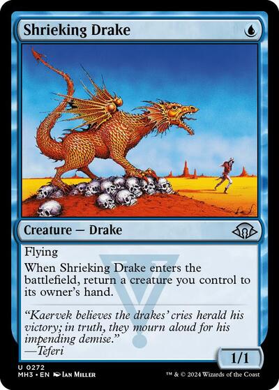 Shrieking Drake (Modern Horizons 3) Light Play