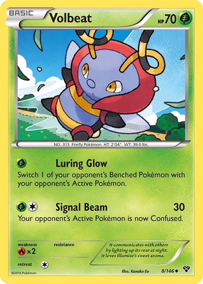 Volbeat (XY Base Set) Damaged / Poor