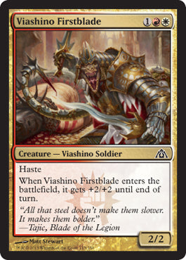 Viashino Firstblade (Dragon's Maze) Light Play