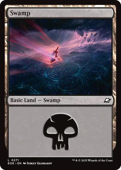Swamp (0271) (Edge of Eternities) Light Play Foil