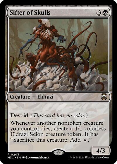 Sifter of Skulls (Commander: Modern Horizons 3) Light Play