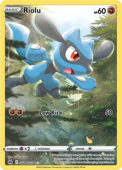 Riolu (Crown Zenith: Galarian Gallery) Near Mint Holofoil