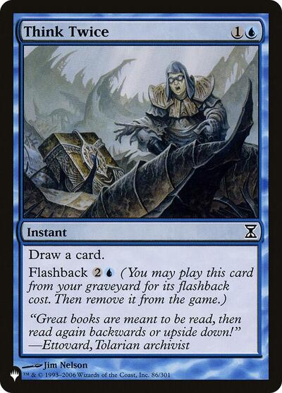 Think Twice (The List) Light Play