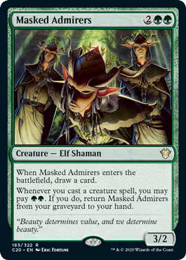Masked Admirers (Commander 2020 Ikoria) Medium Play