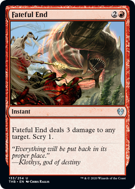 Fateful End (Theros Beyond Death) Light Play