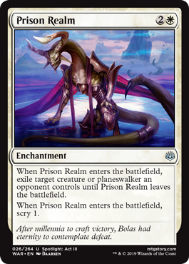 Prison Realm (War of the Spark) Light Play Foil